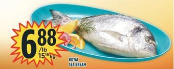 Marché Adonis Royal sea bream offer