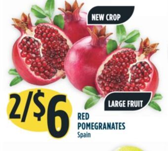 Marché Adonis Red pomegranates offer