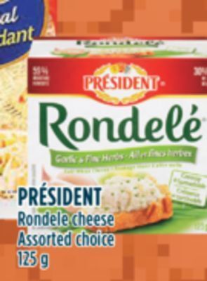 Marché Adonis Président rondele cheese offer