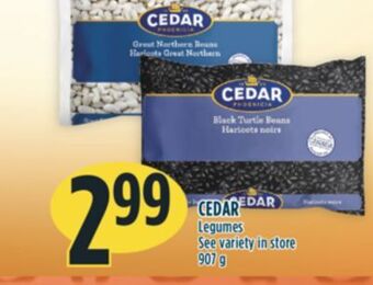 Marché Adonis Cedar legumes offer