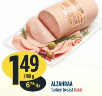Marché Adonis Alzahraa turkey breast halal offer