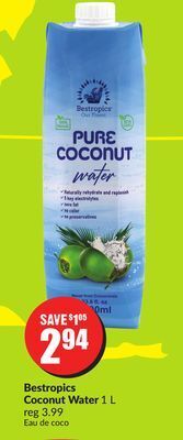 Chalo FreshCo Bestropics coconut water 1 l offer
