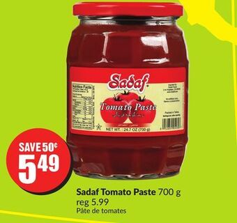 Chalo FreshCo Sadaf tomato paste 700 g offer