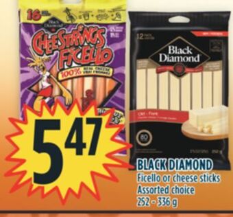 Marché Adonis Black diamond ficello or cheese sticks offer