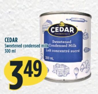 Marché Adonis Cedar sweetened condensed milk offer