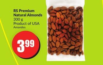 Chalo FreshCo Rs premium natural almonds 300 g product of usa offer