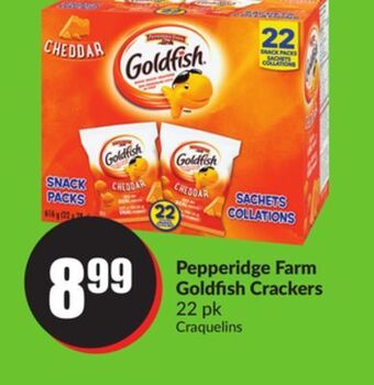 Chalo FreshCo Pepperidge farm goldfish crackers 22 pk offer