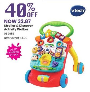 Vtech stroller & discover activity walker