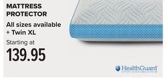 Linen Chest Mattress protector offer
