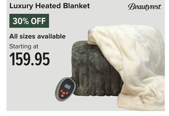 Linen Chest Luxury heated blanket offer
