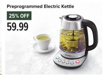 Linen Chest Preprogrammed electric kettle offer