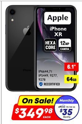 Factory Direct Apple 6.1 iphone xr offer