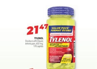 Familiprix Tylenol arthritis pain 650 mg offer