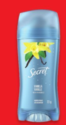 Walmart Secret antiperspirant 73 g offer