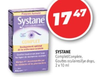 Familiprix Systane complete eye drops offer
