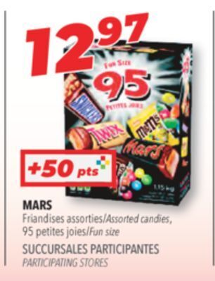 Familiprix Mars assorted candies offer