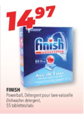 Familiprix Finish powerball, dishwasher detergent offer