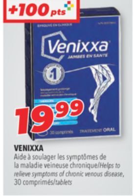 Familiprix Venixxa helps to relieve symptoms of chronic venous disease, 30 tablets offer