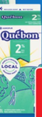 Walmart Quebon 2% milk carton offer