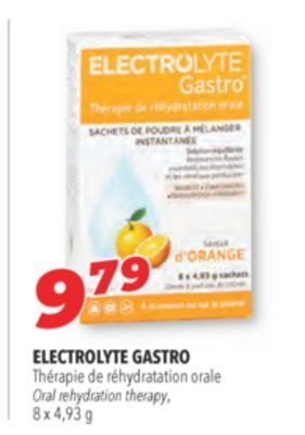 Familiprix Electrolyte gastro oral rehydration therapy offer