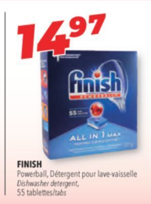Familiprix Finish dishwasher detergent offer