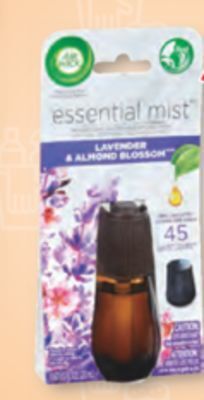 Familiprix Airwick essential mist, fragrance mist, recharge/refill offer
