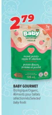Familiprix Baby gourmet selected baby foods offer