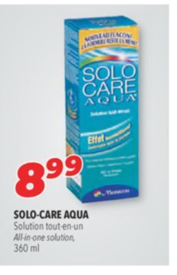 Familiprix Solo-care aqua all-in-one solution offer