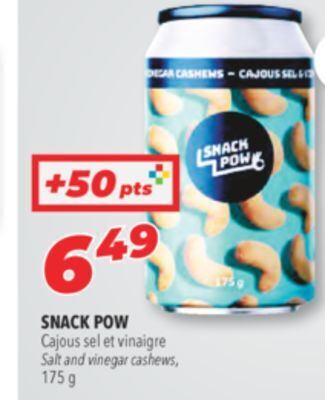 Familiprix Snack pow salt and vinegar cashews offer