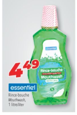 Familiprix Essentiel mouthwash, 1 litre offer