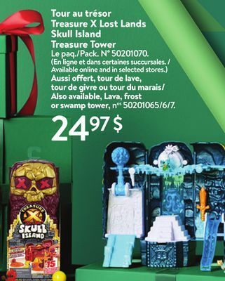 Walmart Treasure x lost lands skull island treasure tower offer