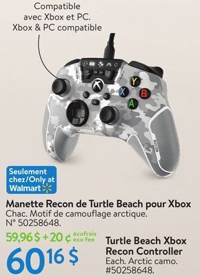 Walmart Turtle beach xbox recon controller offer