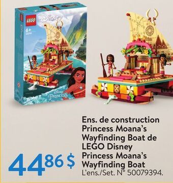 Walmart Lego disney princess moana's wayfinding boat offer