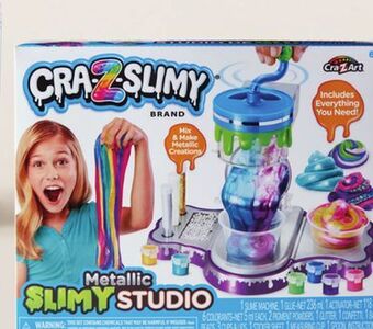 Walmart Cra-z-slimy multicolour metallic slimy studio offer
