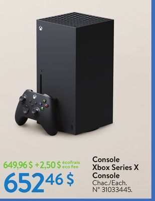 Walmart Console xbox series x console offer