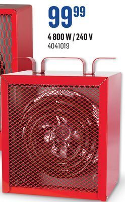 Canac Construction heater 4 800 w / 240 v offer