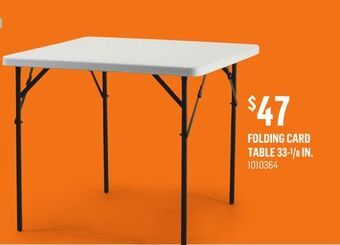 Canac Folding card table 33-1/8 in offer