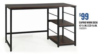 Canac Caprio work desk 47-1/4 in. x 23-5/8 in offer