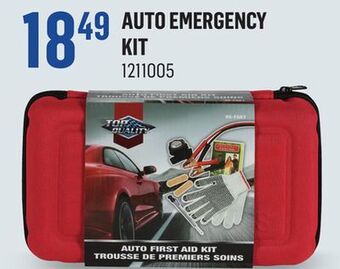 Canac Auto emergency kit offer