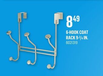 Canac 6-hook coat rack 9-1/4 in offer