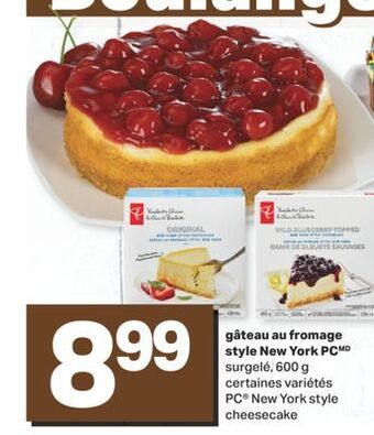L'Intermarché Gâteau au fromage style new york, 600 g offer