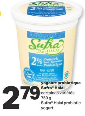 L'Intermarché Yogourt probiotique, 750 g offer