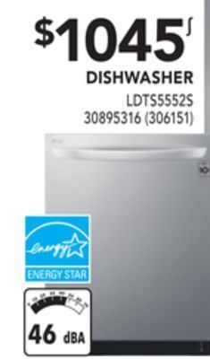RONA Dishwasher offer