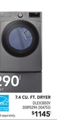 RONA 7.4 cu. ft. dryer offer