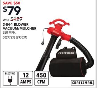 RONA 3-in-1 blower vacuum/mulcher offer