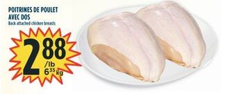 Marché Adonis Poitrines de poulet avec dos offer
