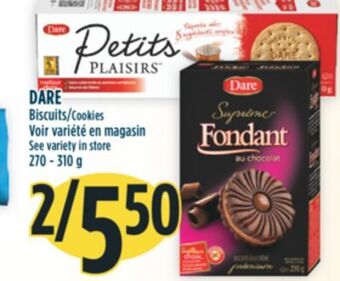 Marché Adonis Dare biscuits offer