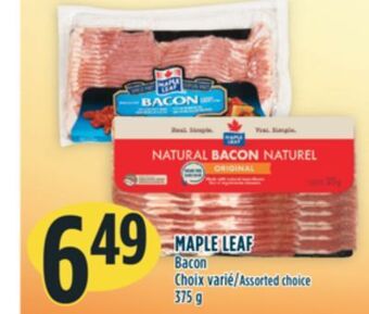 Marché Adonis Maple leaf bacon offer