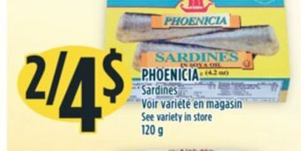 Marché Adonis Phoenicia sardines offer