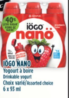 Marché Adonis Iögo nano yogourt à boire offer